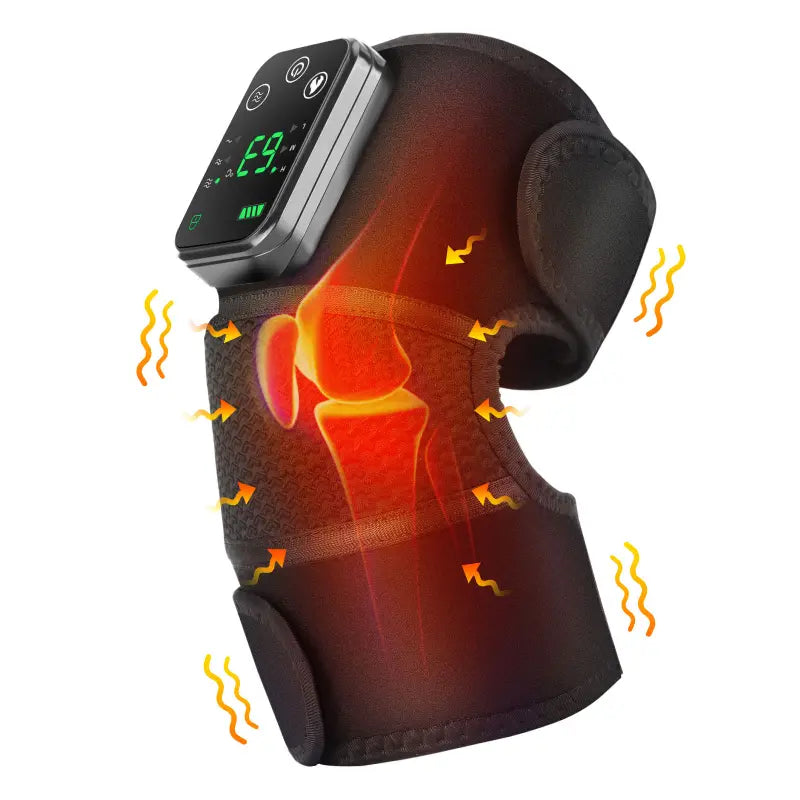 Cordless Knee & Shoulder Massager with Soothing Heat Therapy