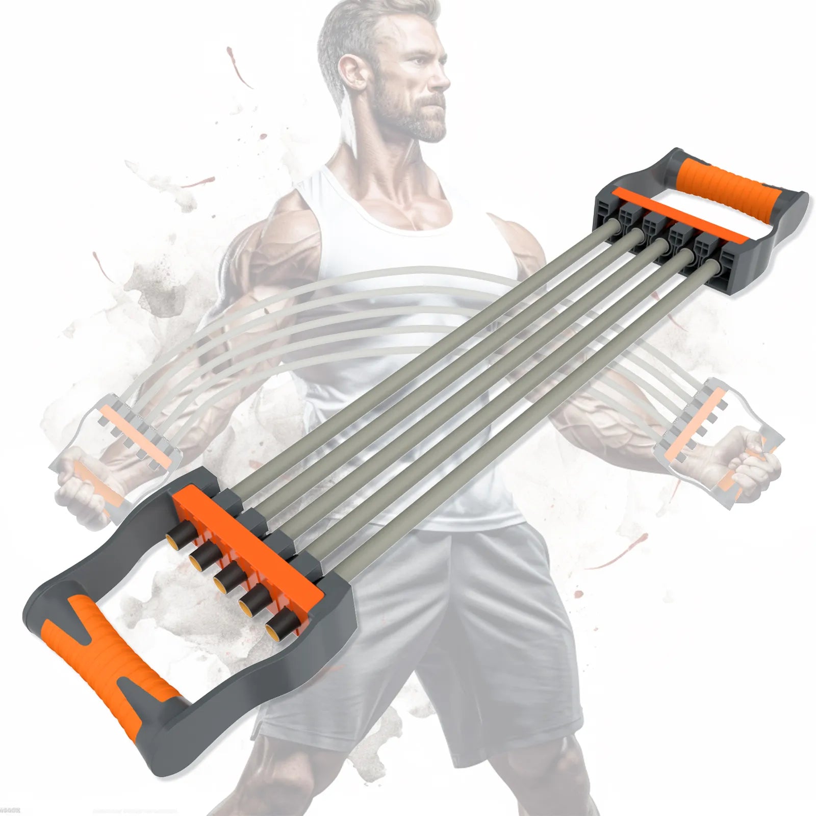 5 Ropes Adjustable Chest Expander