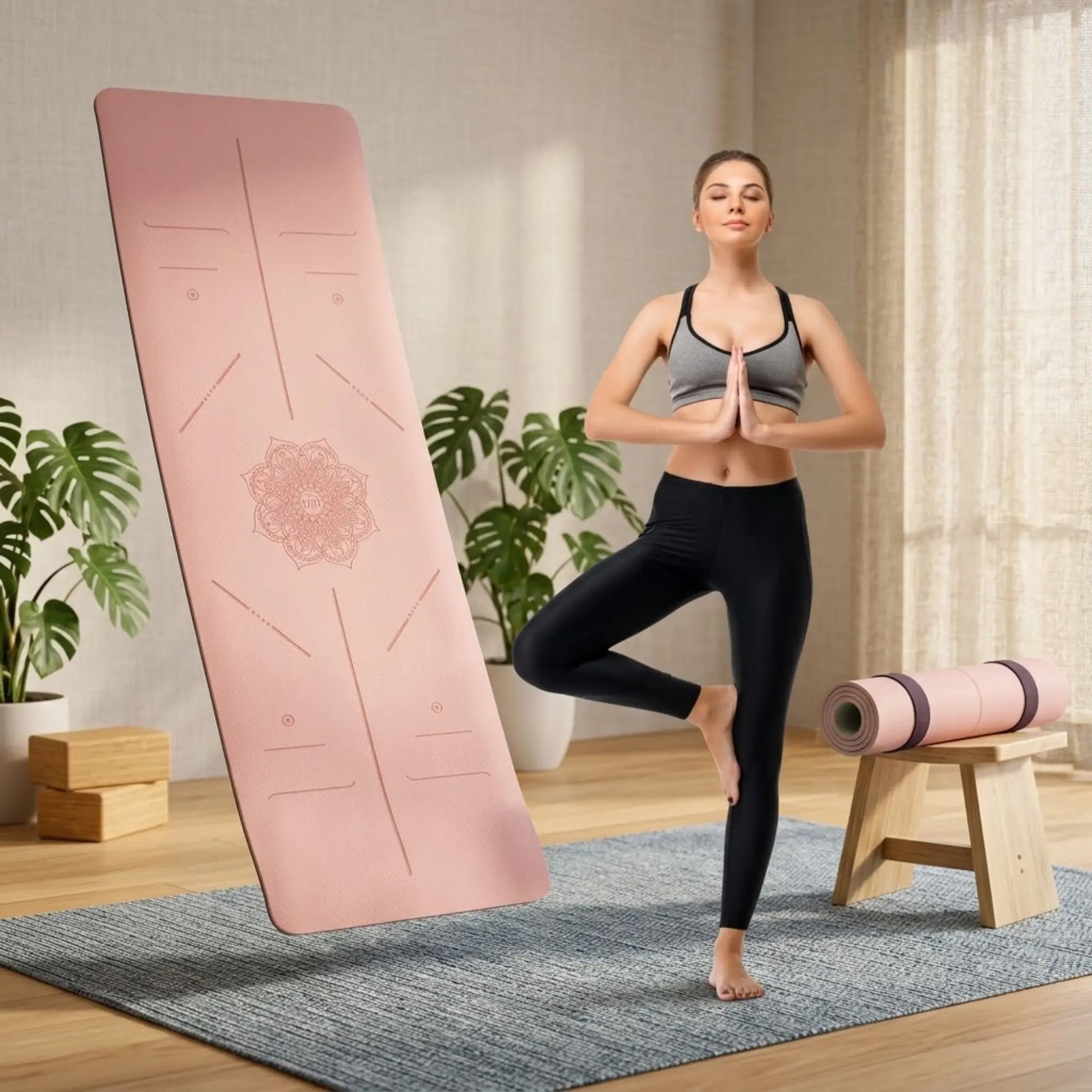 Tapis de Yoga Rose TPE VitalMove