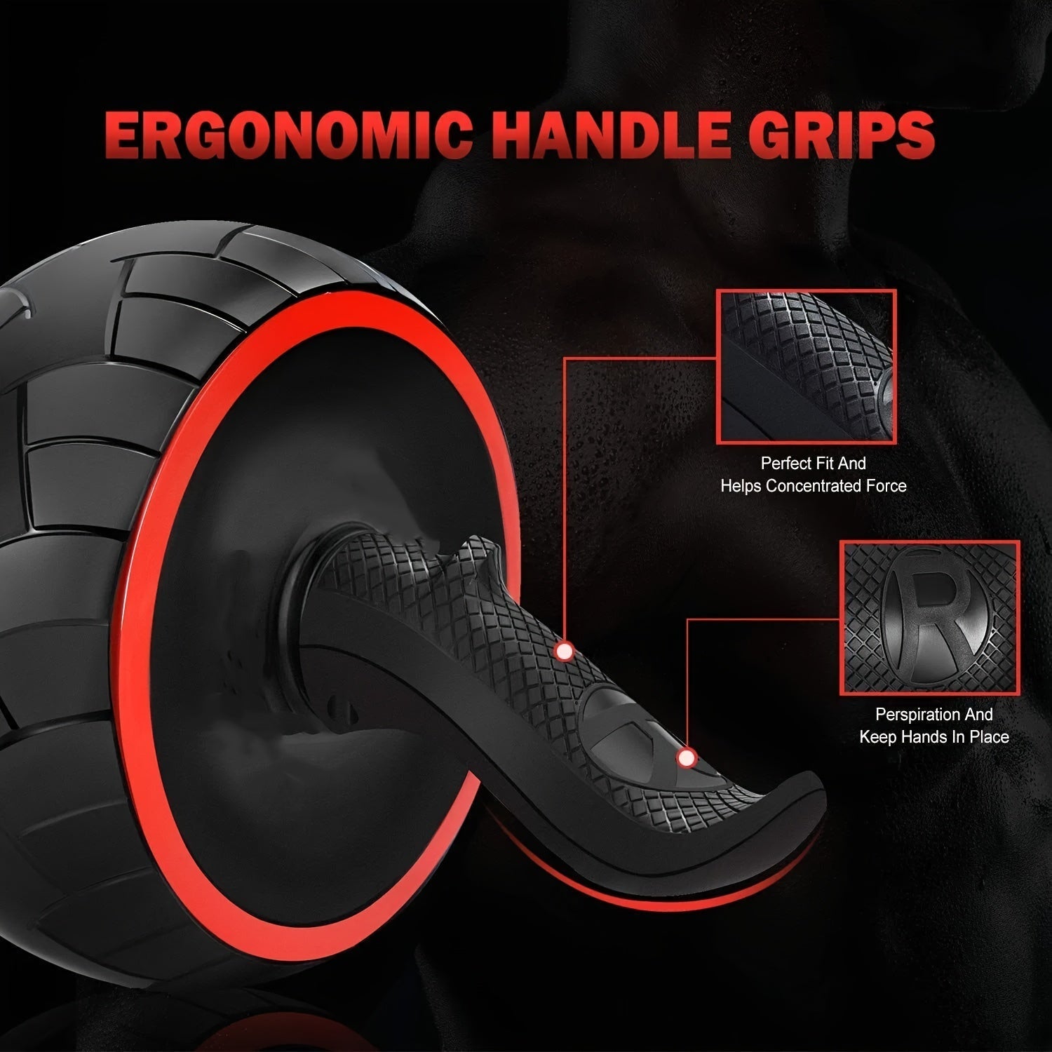 Ab Roller Wheel Core Strength Dual Wheel Design