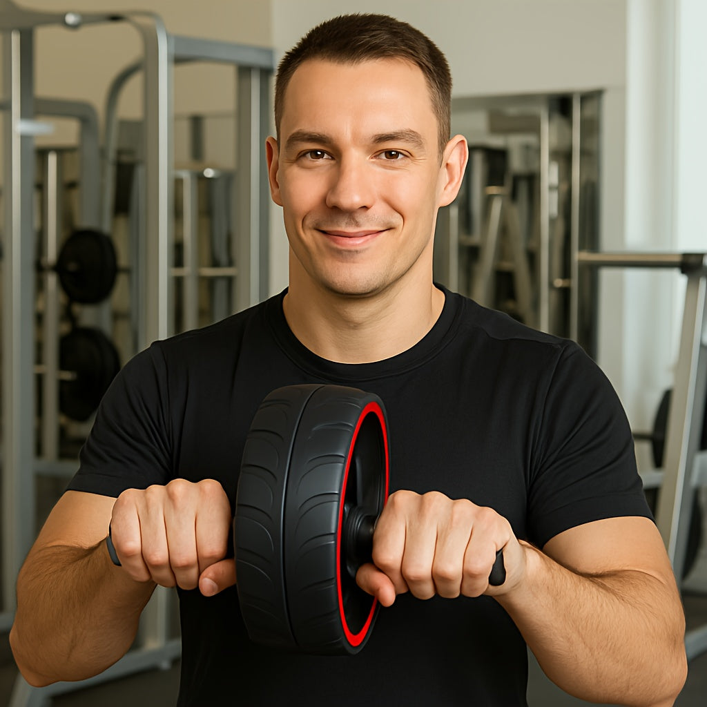 Ab Roller Wheel Core Strength Dual Wheel Design